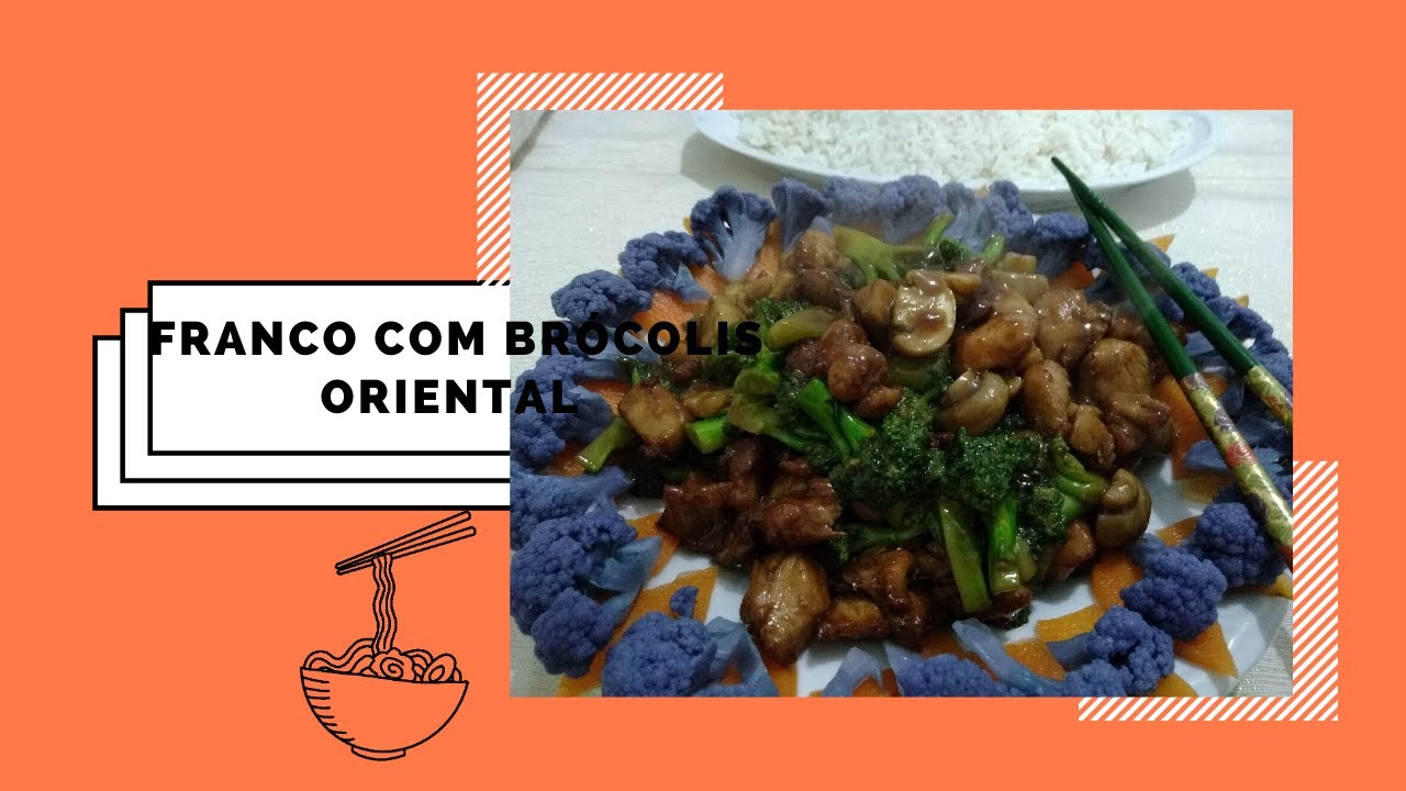 Frango com Br&oacute;colis Oriental com o Chef Lai, um prato r&aacute;pido