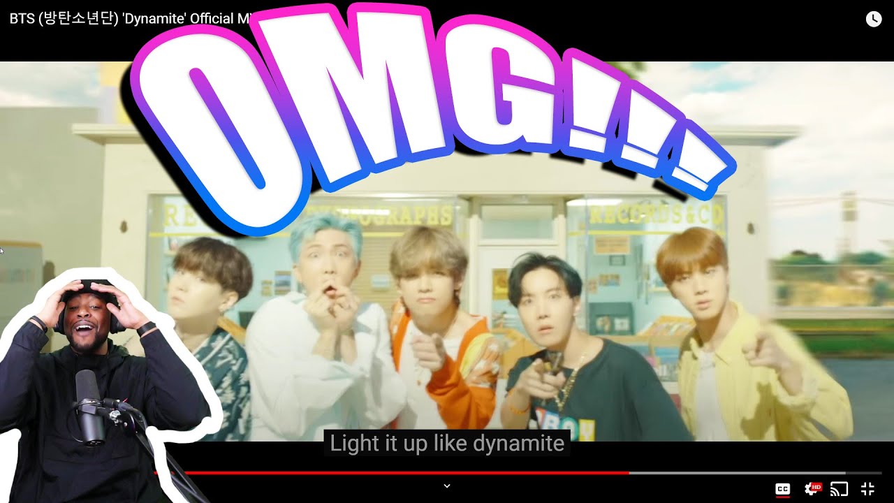 BTS (방탄소년단) 'Dynamite' Official MV | REACTION!!!