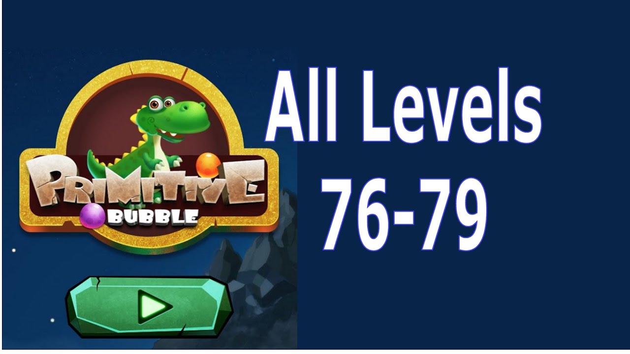 Primate Bubble Dragon Pop Bubble Shooter Game Play Levels 76 to 79 | Puzzle Game