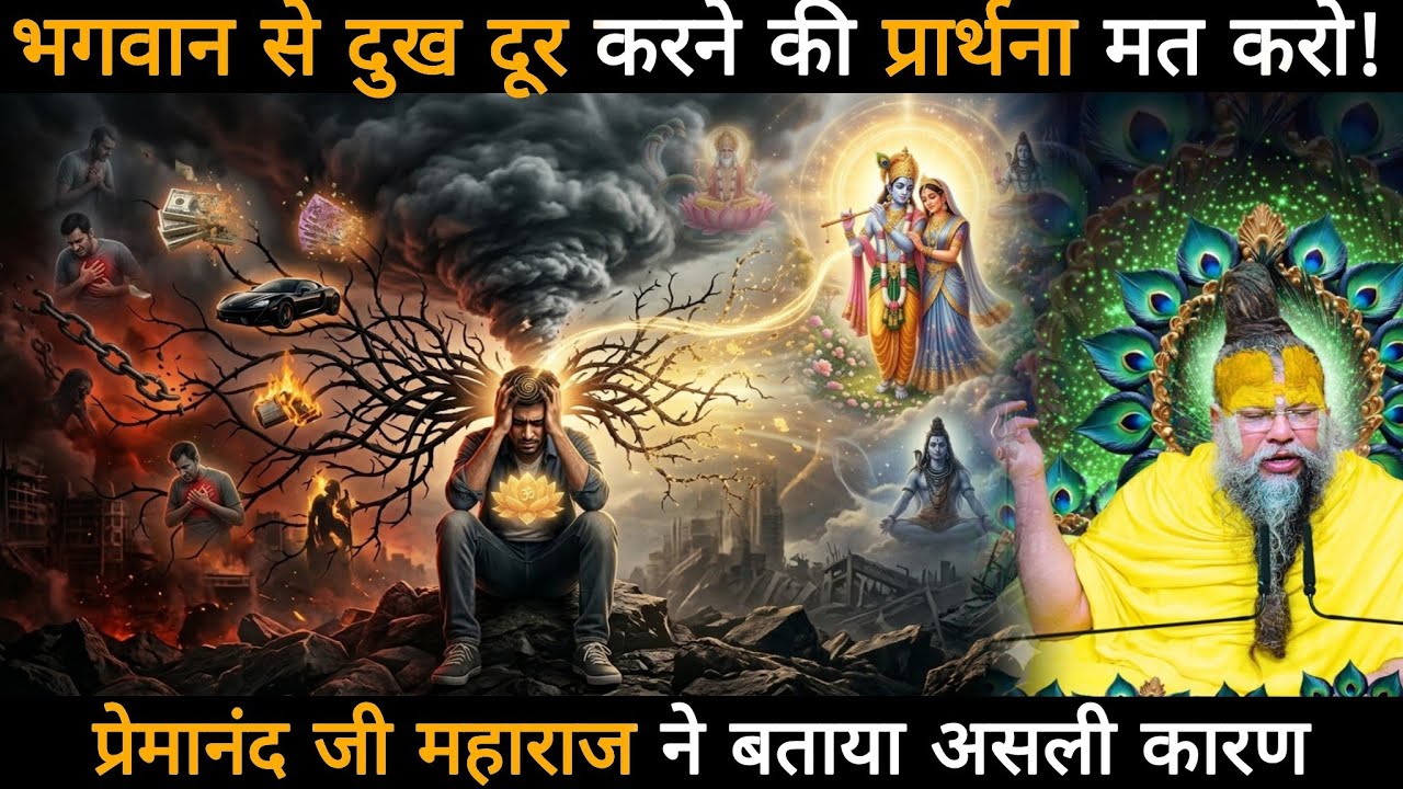भगवान से दुख दूर करने की प्रार्थना मत करो! प्रेमानंद जी महाराज ने बताया असली कारण