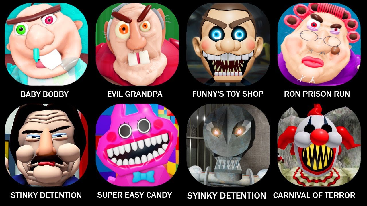 ESCAPE THE  BABY BOBBY DAYCARE (FIRST PERSON), ESCAPE EVIL GRANDPA (OBBY),  ESCAPE GRANDMA #roblox