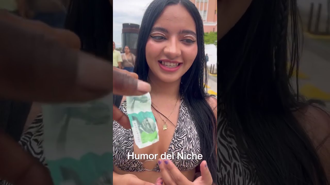 Regalando dinero 💰 a lindas chicas 💸😘