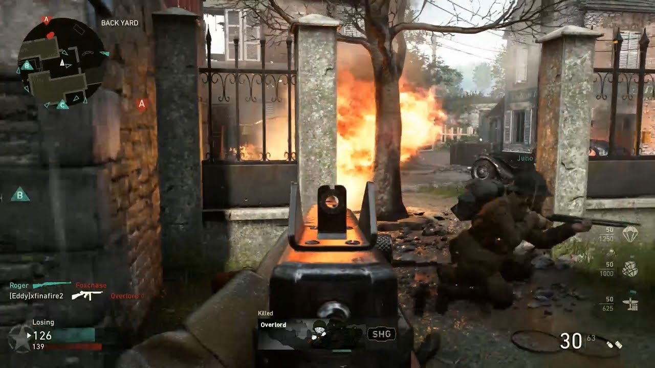 Call of Duty: WWII Domination on Carentan w/Bots (1080p60)