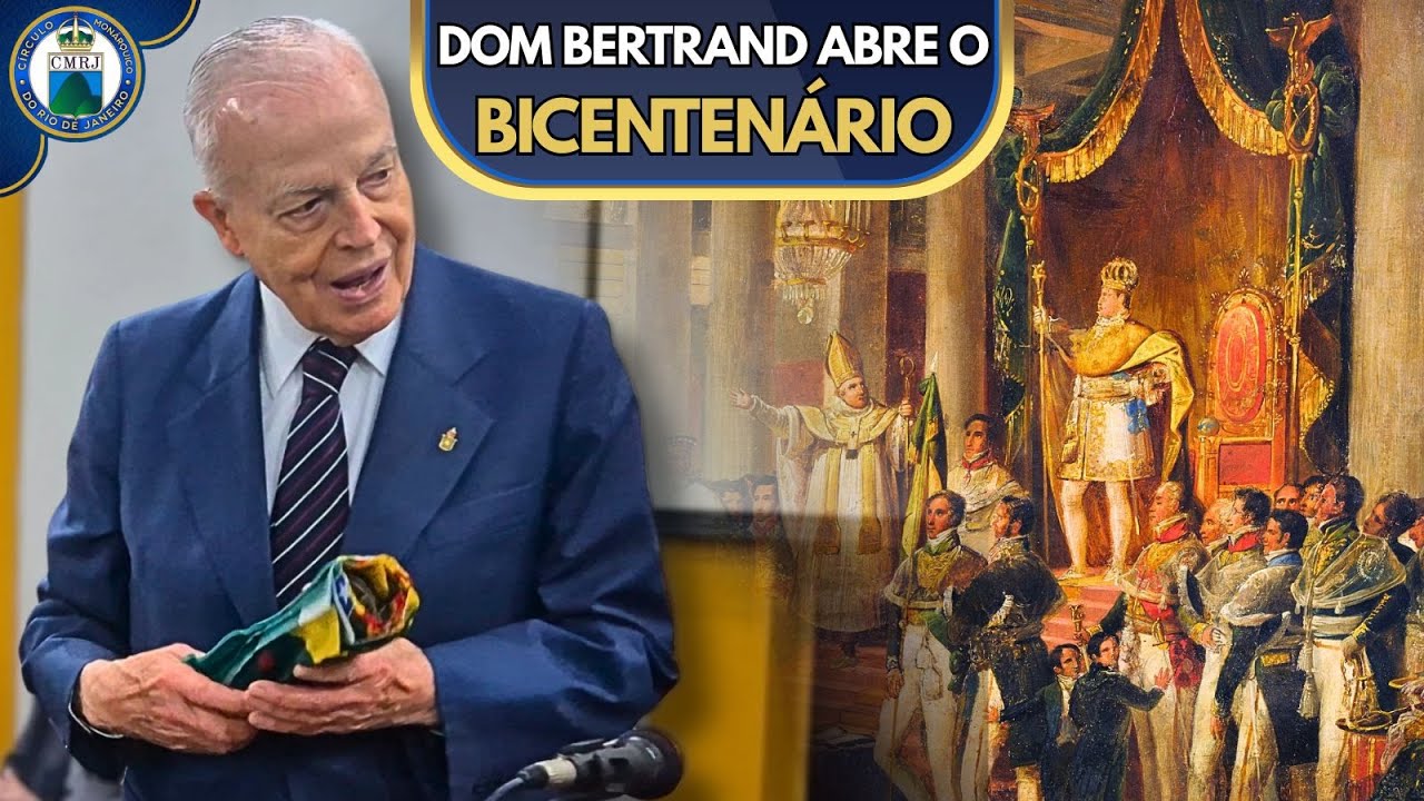 Dom Bertrand abre os 200 ANOS DE DOM PEDRO II na Santa Casa da Misericórdia