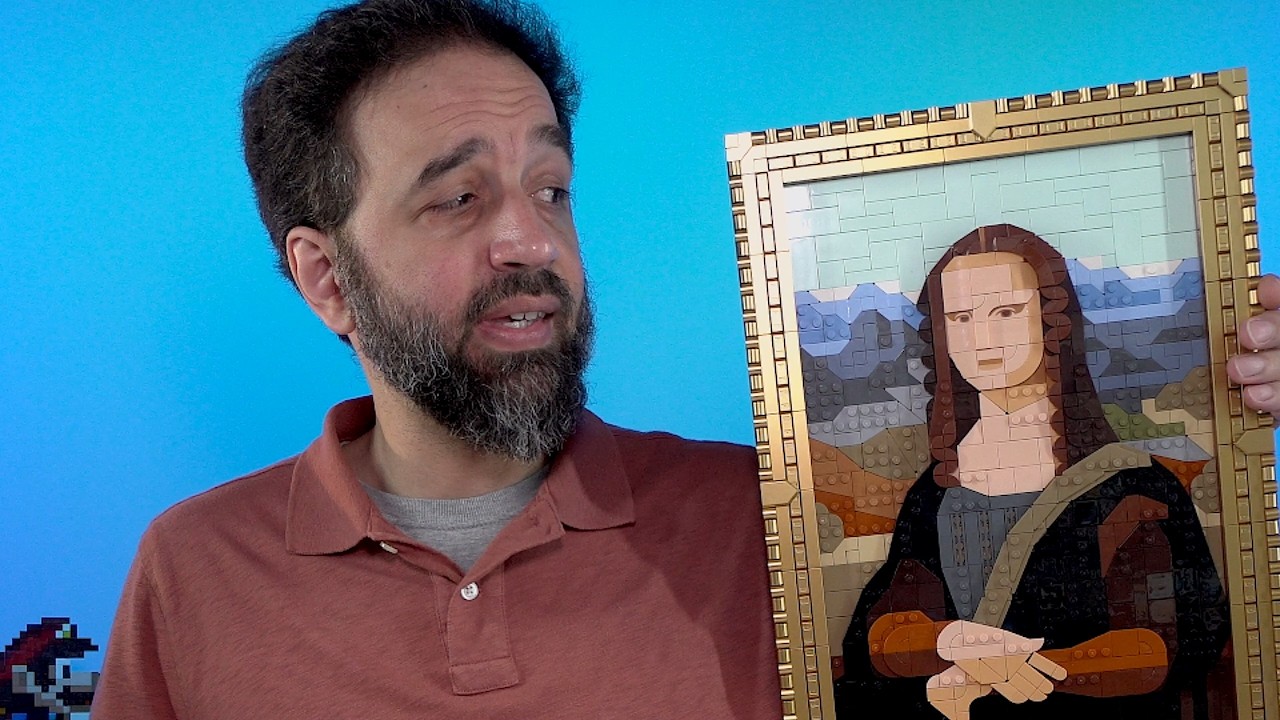 LEGO Mona Lisa set review -- #NotSponsored look at the greatness & creepiness | 31213 Icons / Art