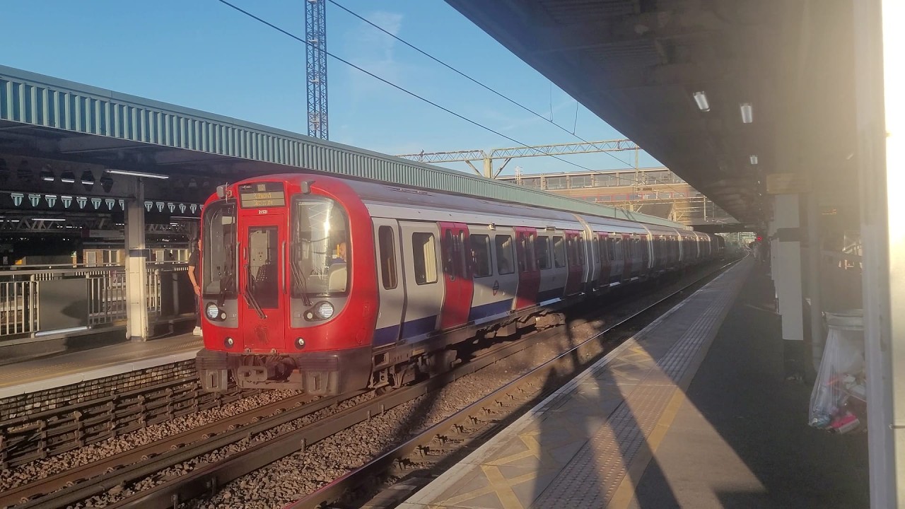 Trains at Barking, including London Underground (10/07/2025)