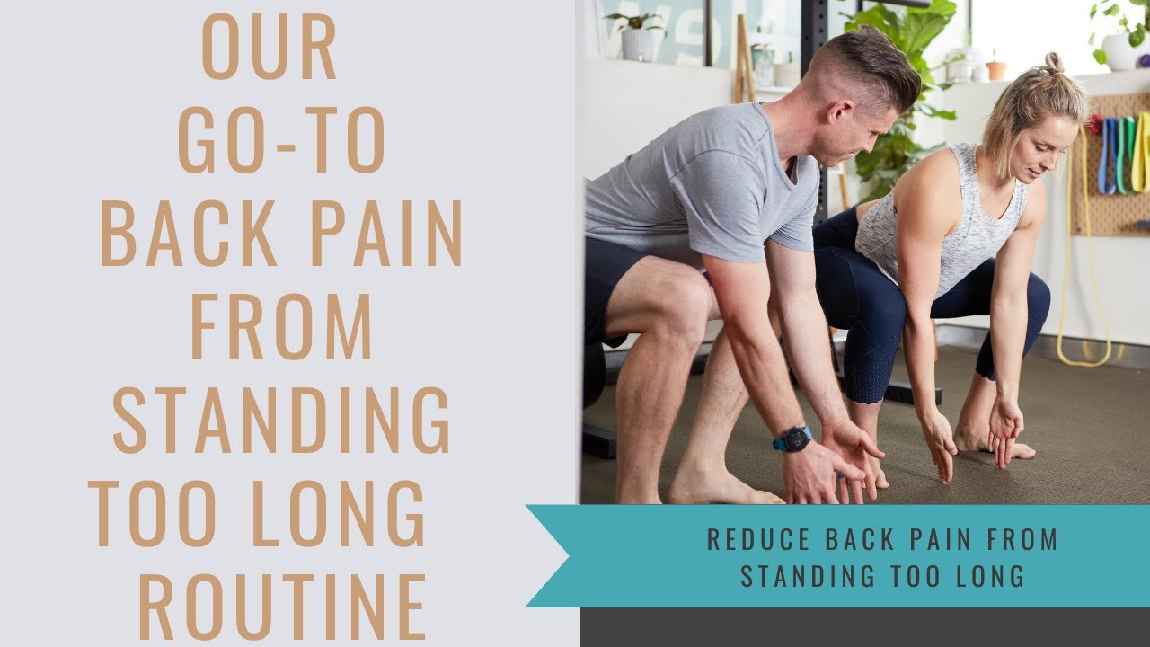 Back pain from standing too long