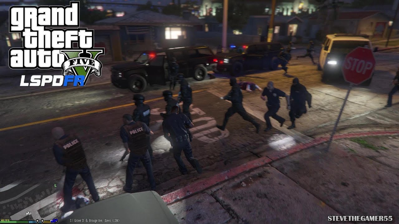 GTA 5 - LSPDFR - EPiSODE 47 - LET'S BE COPS - DAVIS PATROL (GTA 5 PC POLICE MODS) - DRUG DEAL BUST