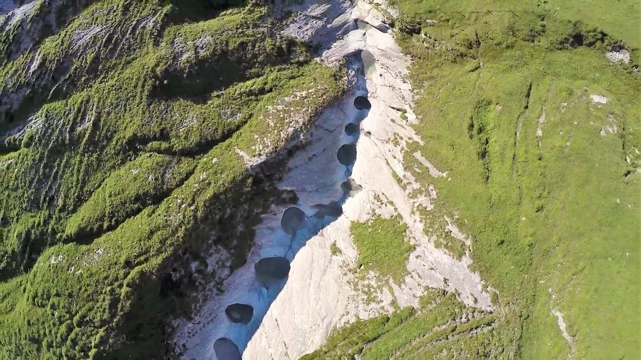 Gletschermühlen Alp Mora