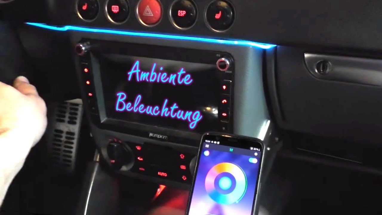 Audi TT 8N LED Ambientebeleuchtung von Letronix einbauen nachrüsten | schrauba