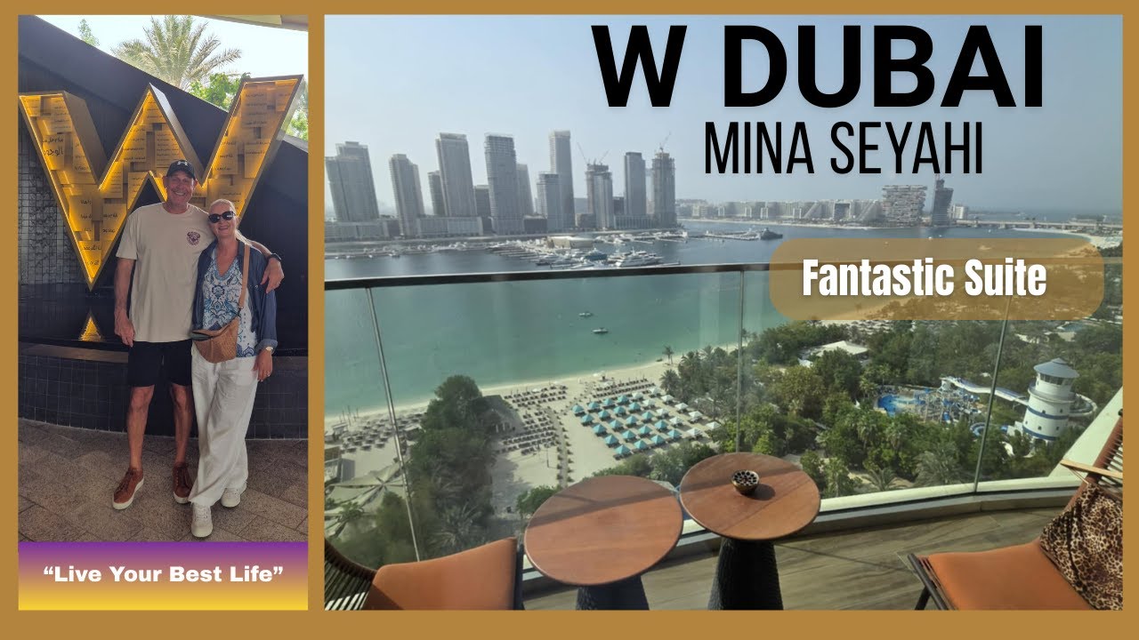 W Dubai Mina Seyahi - Fantastic Room, 1 King, Sea View, Balcony. #westinhotel #dubai #WDubai
