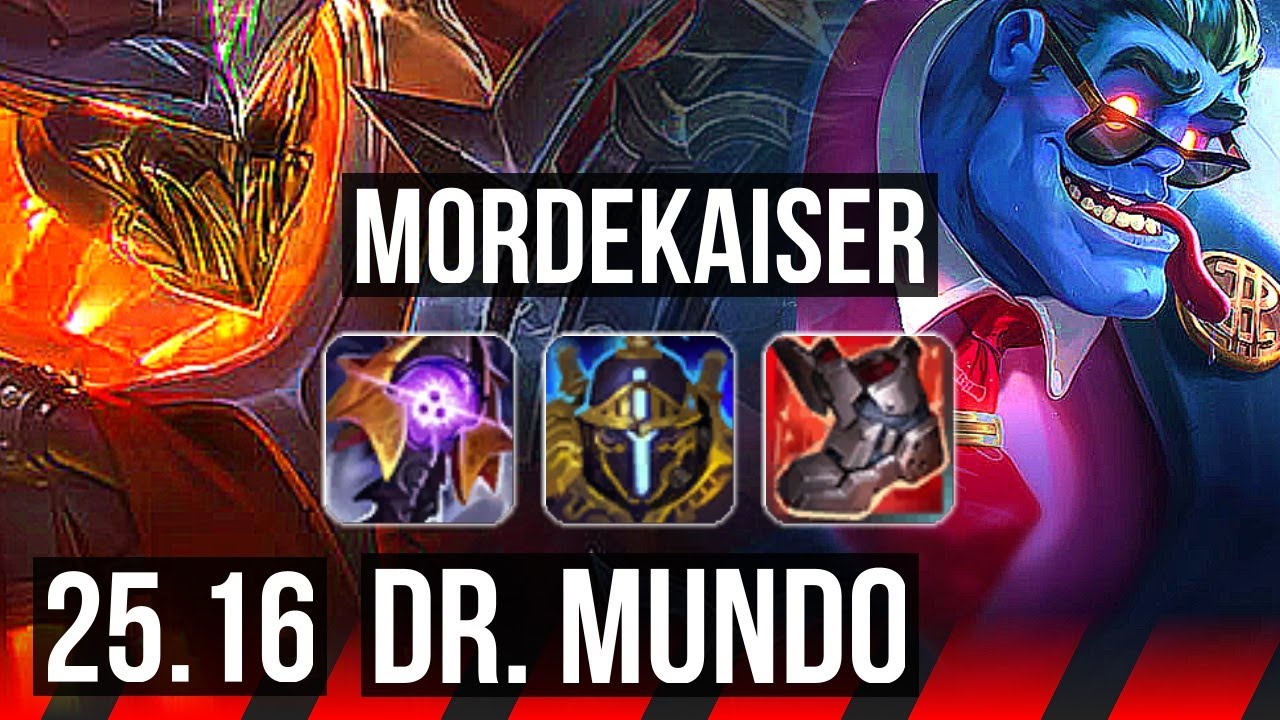 MORDEKAISER vs DR. MUNDO (TOP) | 44k DMG | EUW Diamond | 25.16