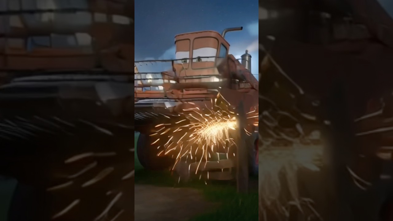 Disney Pixar Cars Frank Tipping Gone Wrong! 🚜💥