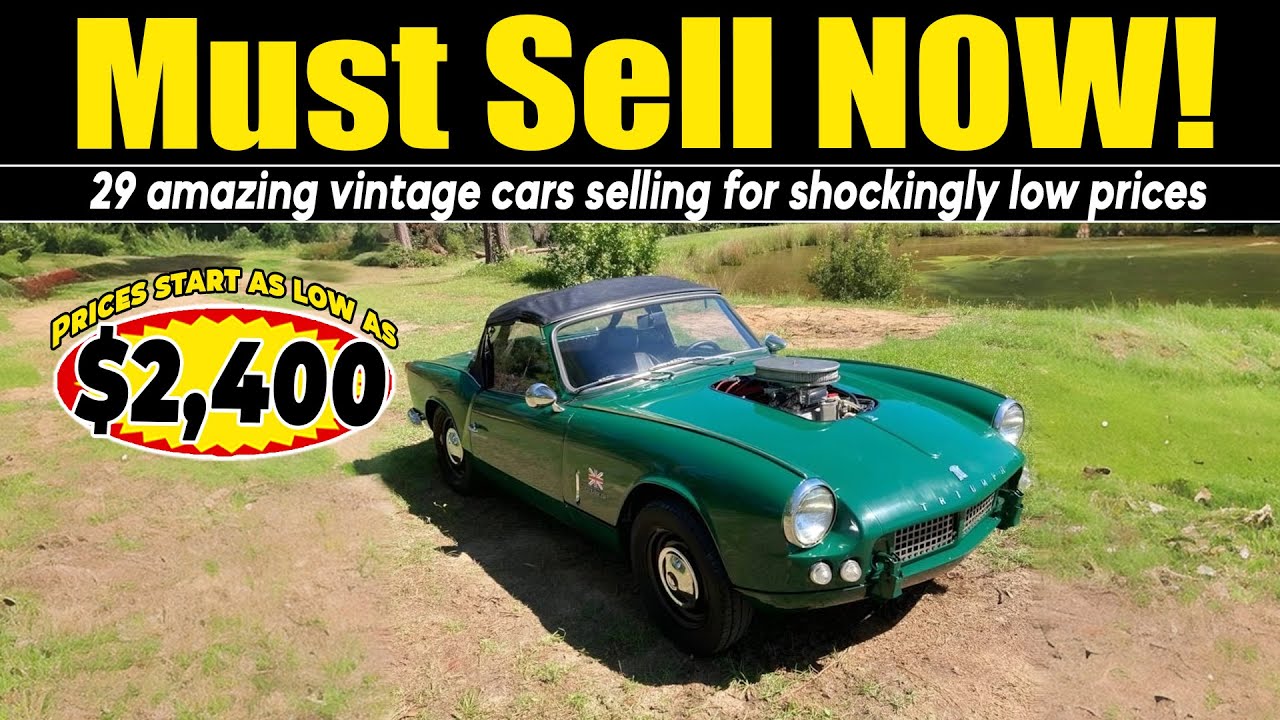 Why Are Owners Selling These Classic Cars So Cheap? 29 Classic Deals You Won't Believe!
