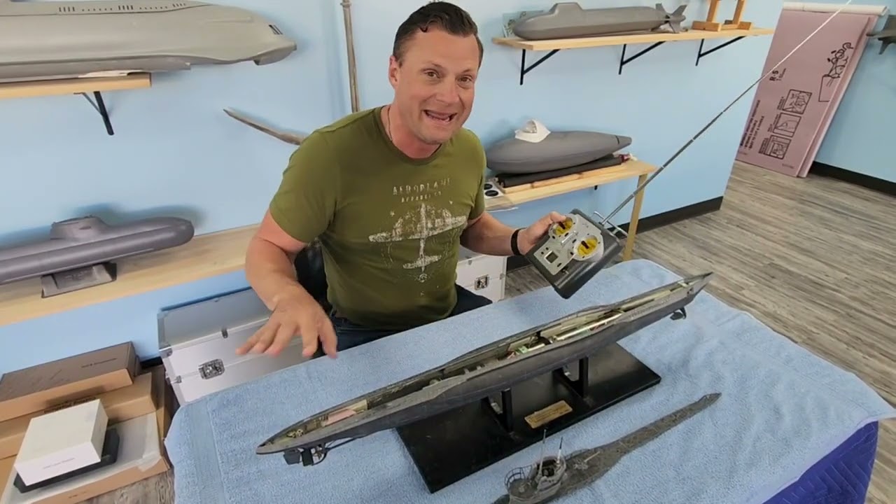 Немецкий Тип VII в масштабе 1/72 — подводная лодка Revell RC