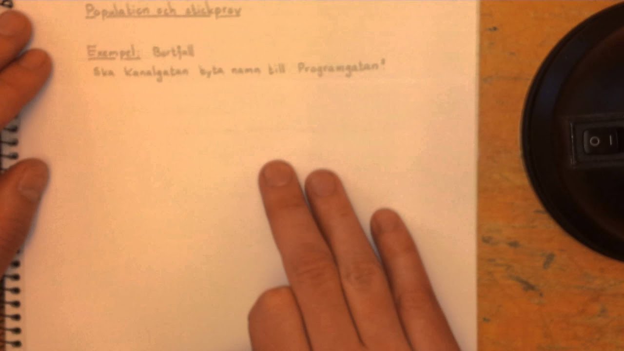 Ma2c Population och stickprov
