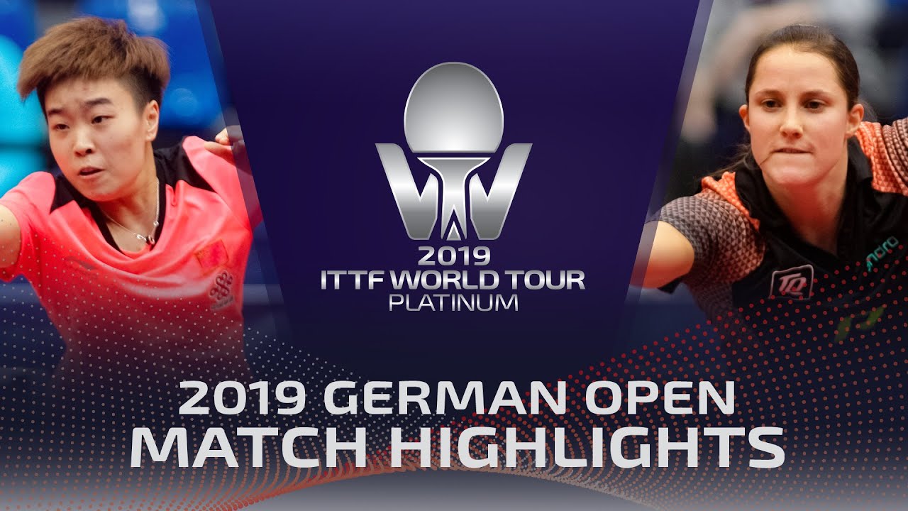 Zhang Rui vs Sabine Winter | 2019 ITTF German Open Highlights (Pre)