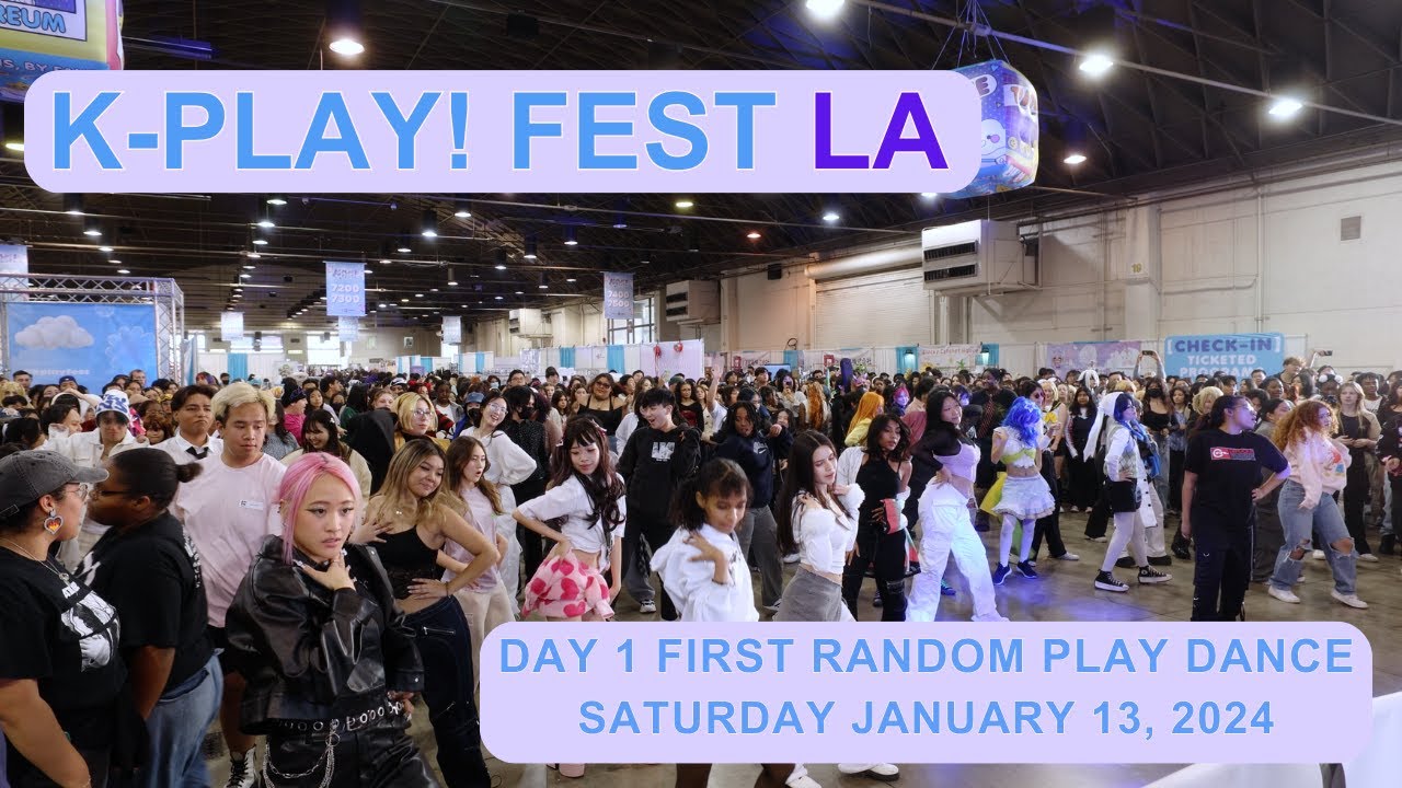 Random Play Dance All K-pop @ K-Play! Fest LA 2024 Day 1 first RPD