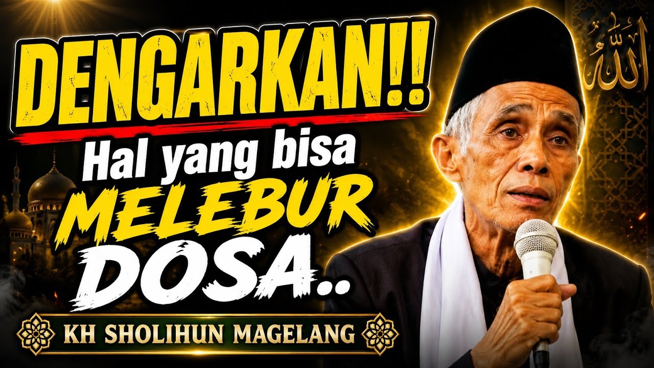 Perihal yg bisa melebur dosa... KH SHOLIHUN