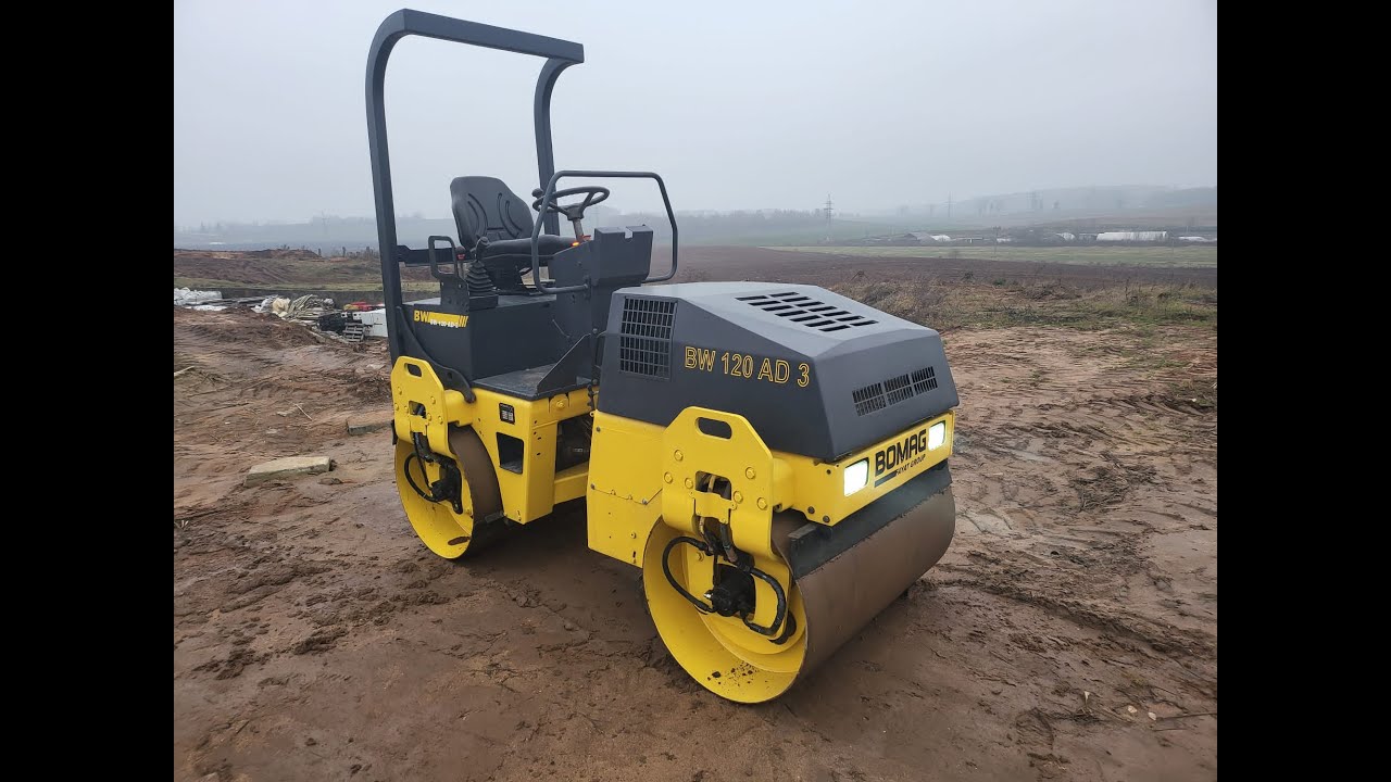 Видеообзор катка дорожного BOMAG BW 120 AD 3