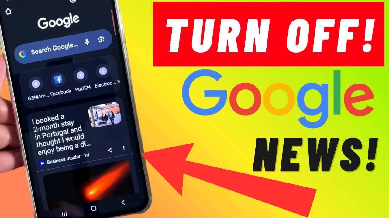 Как отключить DISCOVER NEWS FEED в Google Chrome
