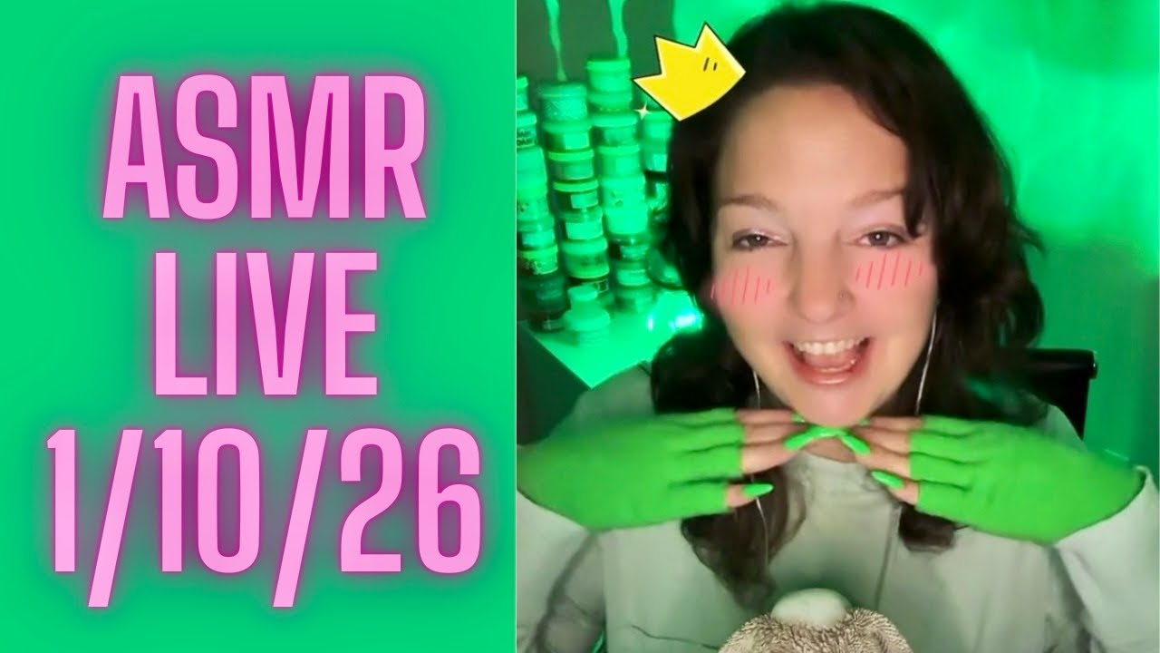 4 Hours ASMR Live For Sleep or Anxiety -Multi-Trigger + Music + Whispering 💚 TikTok Recording 💚