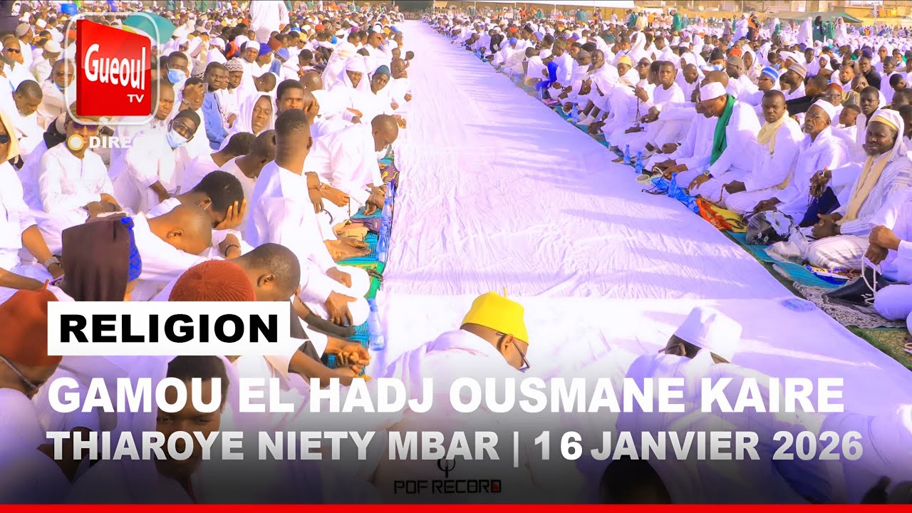 🔴[DIRECT PIKINE] Hadaratoul jummah Gamou El Hadji Ousmane Kaire Niety Mbars | édition 2025