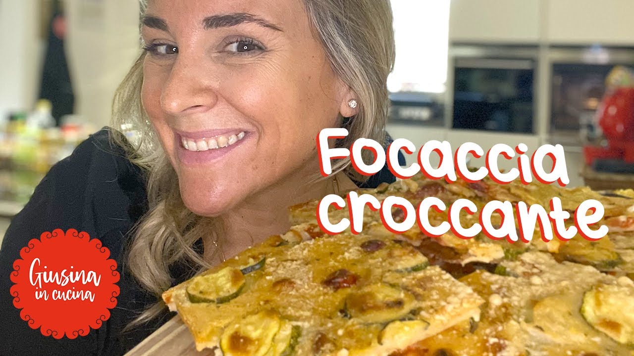 Focaccia Sottile super croccante | Giusina in cucina