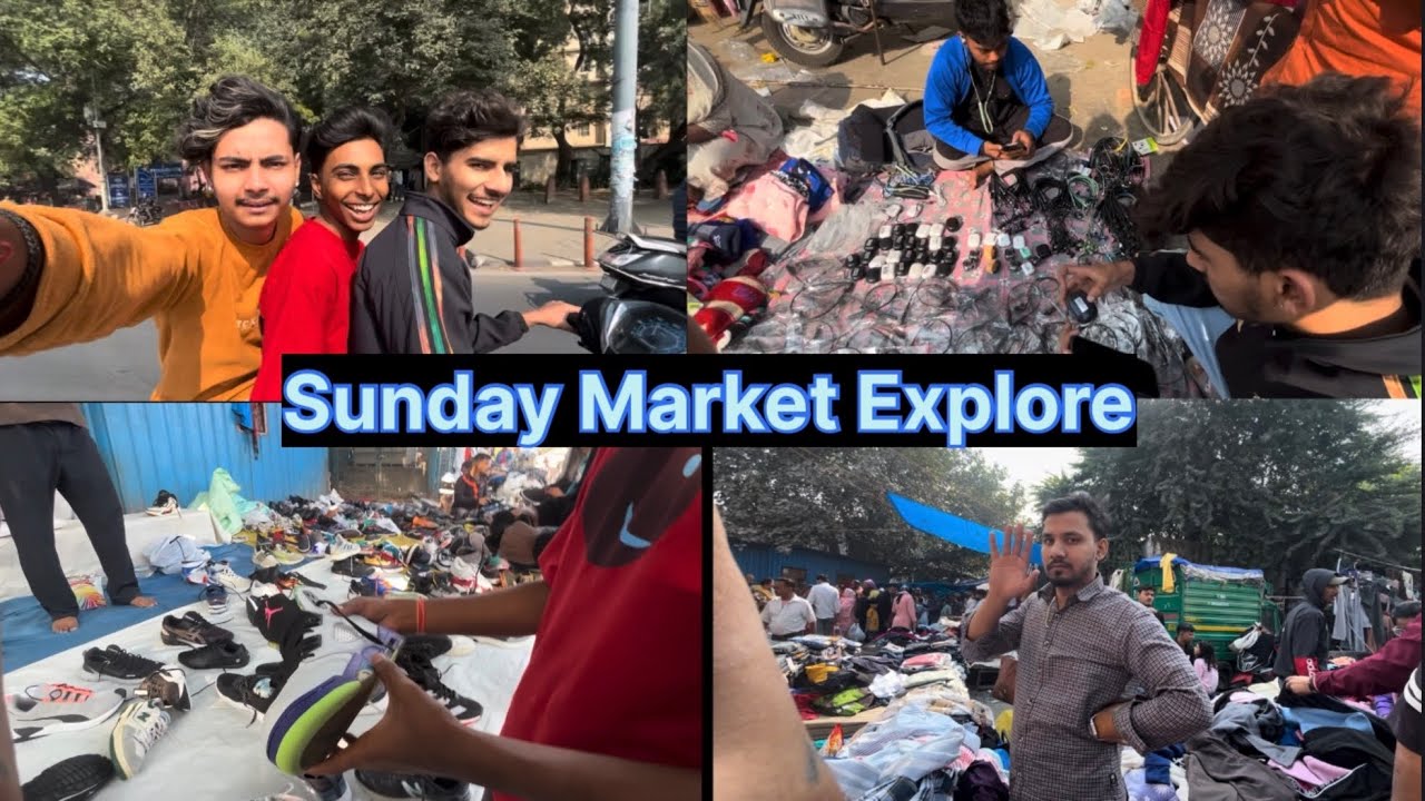 Humare Yaha Ki Sunday Market ❤️ | Vlog By Lucky 