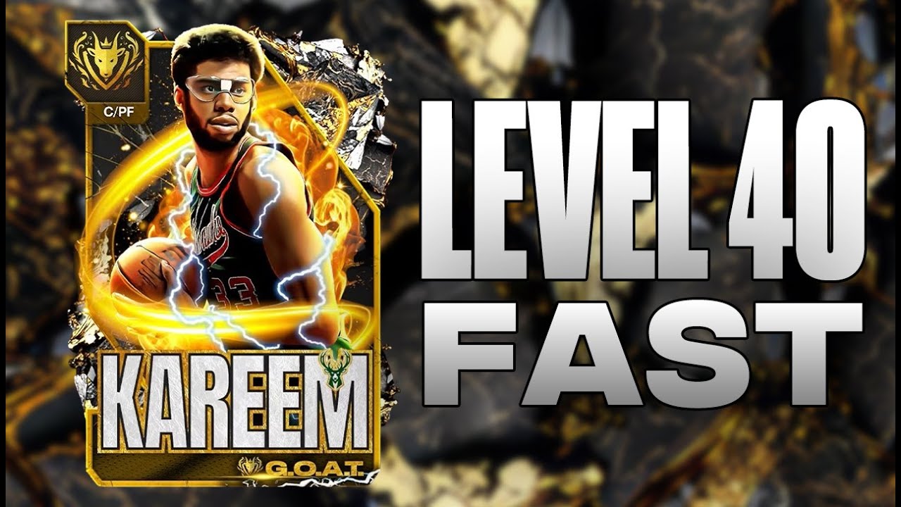 How to get to Level 40 FAST for Goat Kareem in Season 8 of NBA 2K24 MyTeam