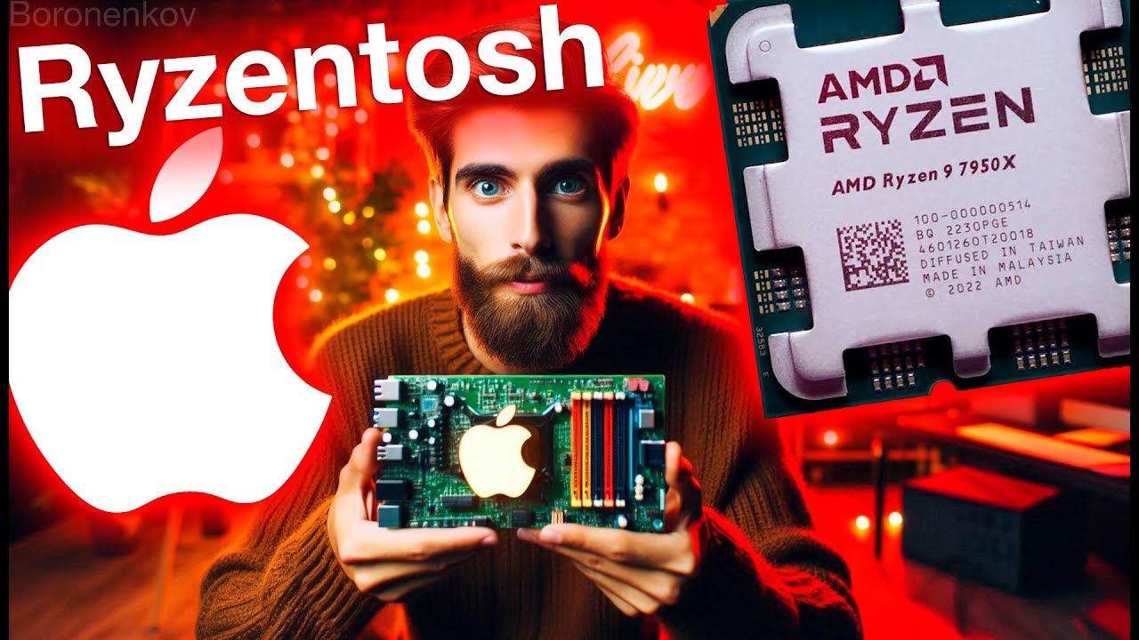 RYZENTOSH! MACOS 14 | MACOS 15 | AM5 | B650 | X670 -  ALEXEY BORONENKOV | 4K