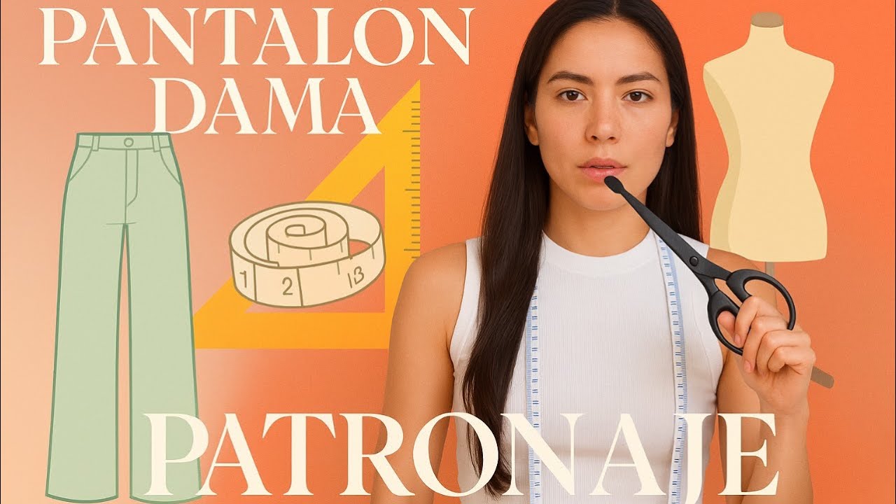 Patronaje de Pantalón de dama sobre medida Sena