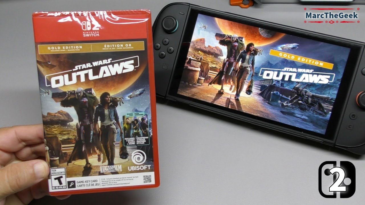 Star Wars Outlaws Unboxing & Gameplay on Nintendo Switch 2