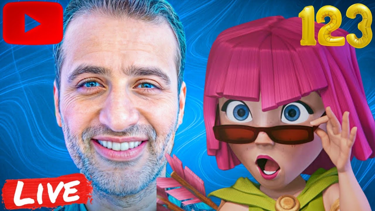 لایو استریم کلش رویال با خالد سی آر 😎