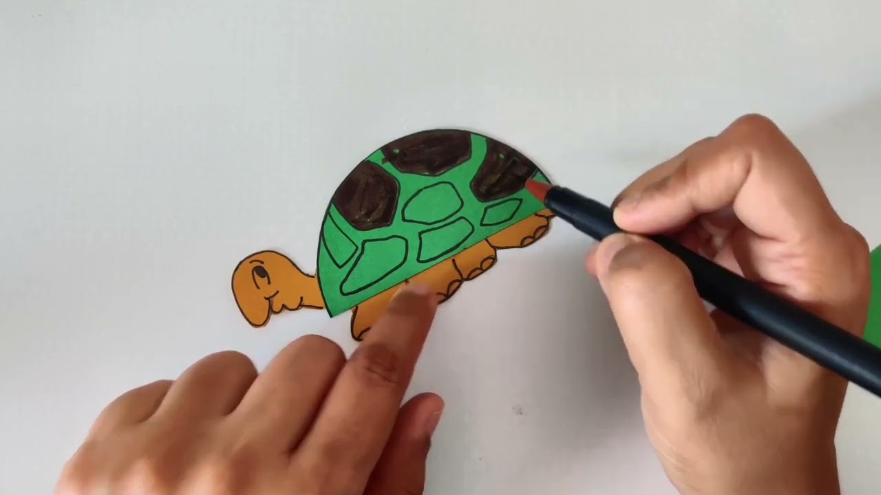 Turtle stick Puppet ll Easy Hands