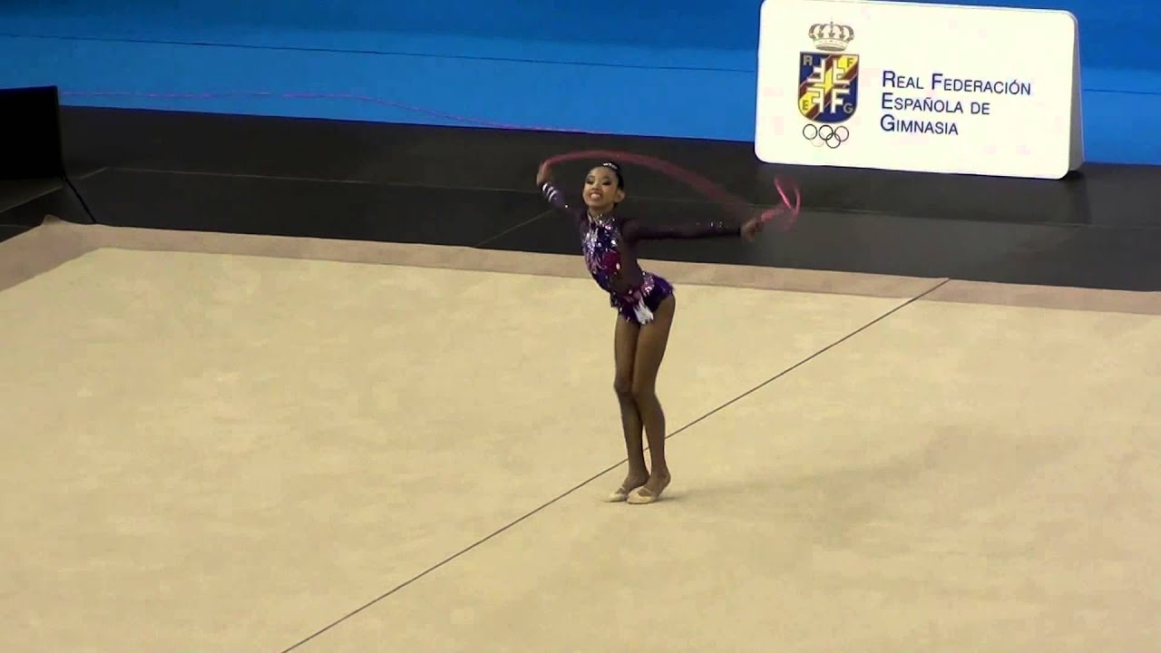 Ana Hervas con el Club Cronos en Campeonato de España de Gimnasia Ritmica Granada 2014