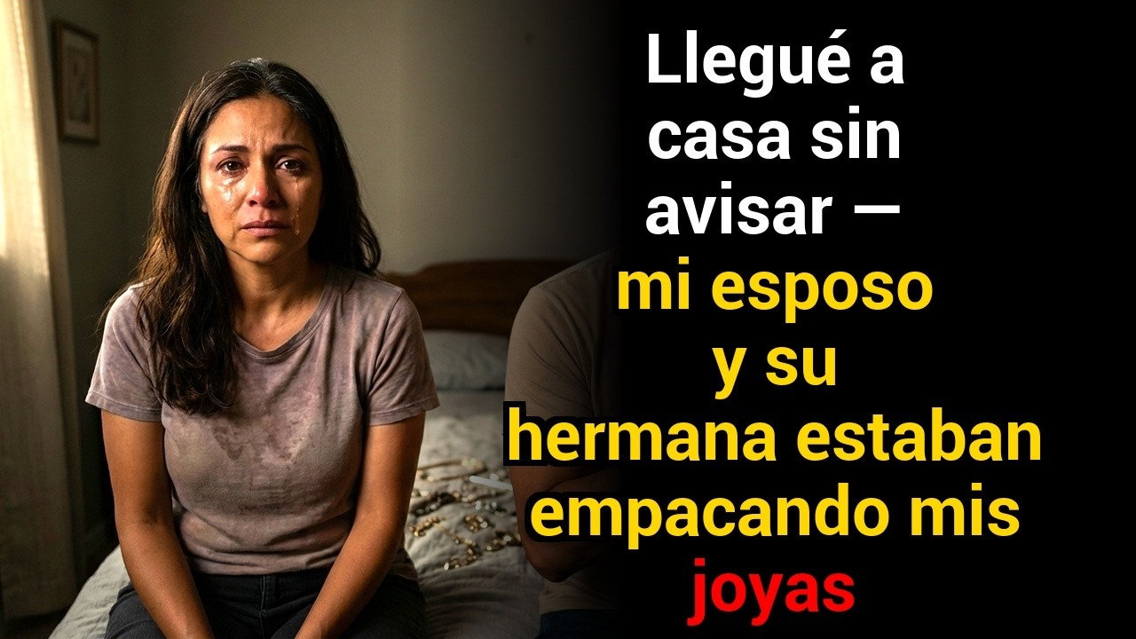 Llegué a casa sin avisar — mi esposo y su hermana estaban empacando mis joyas