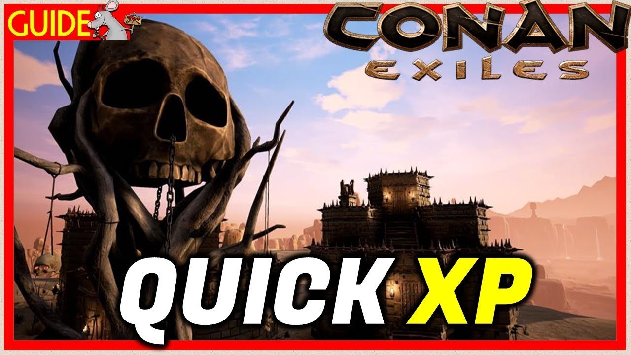 CONAN EXILES PS4/XB1/PC HOW TO GET XP FAST - SOUTHERN DESERT TIPS - ALL LANDMARKS