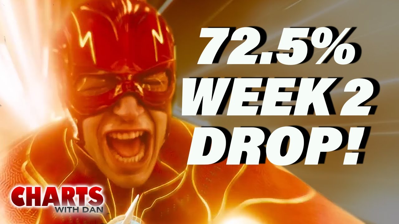 The Flash Plummets in Week 2; Spider-Verse Back to #1 - Charts with Dan!