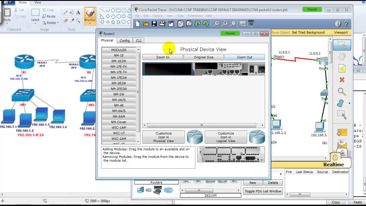 CCNA Routing & Switching: Default  routing lab