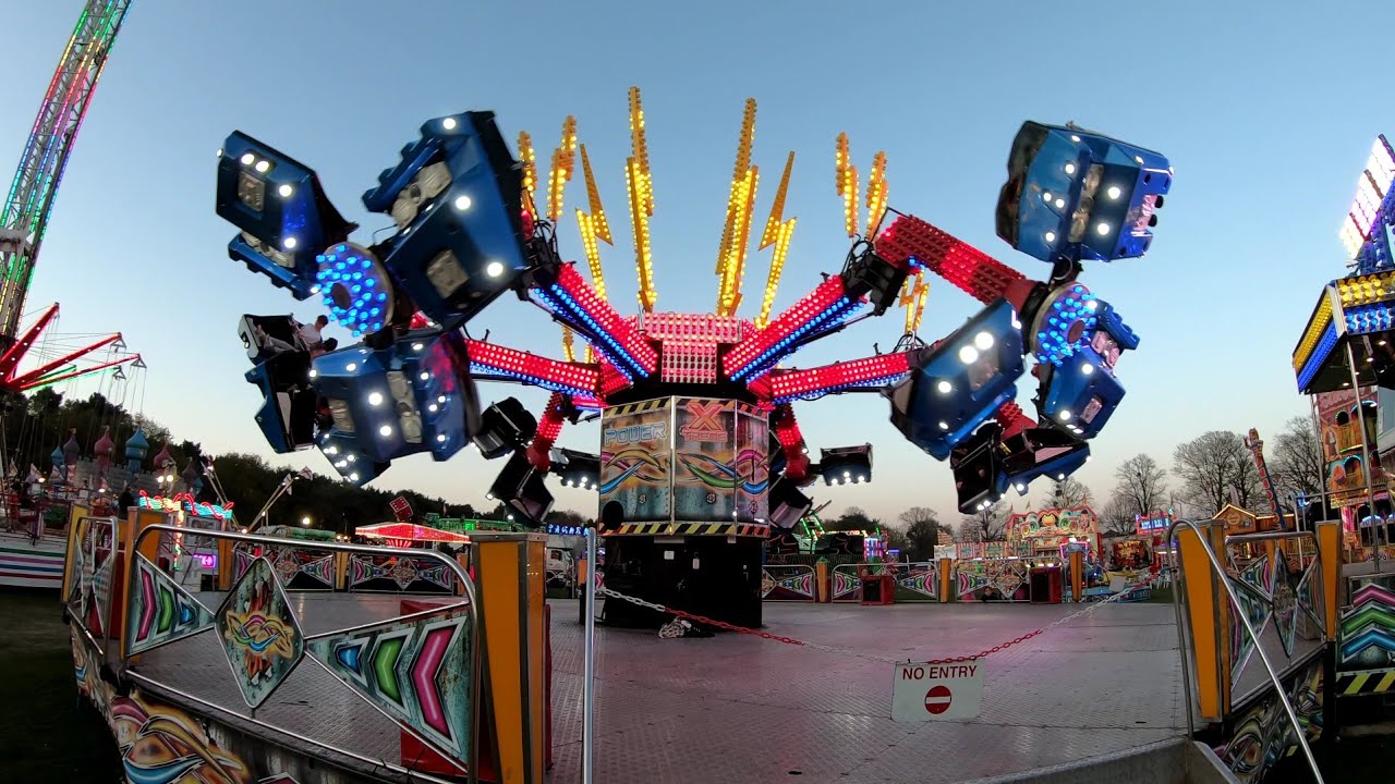 William Cole & Son Funfair Redhill Park | Evening Walkthrough Part One #funfair #fairground #fyp