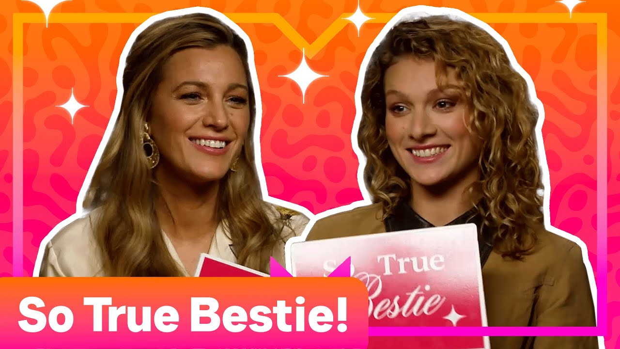Blake Lively & Isabela Ferrer Play A Game Of So True Bestie! | It Ends With Us | MTV Movies
