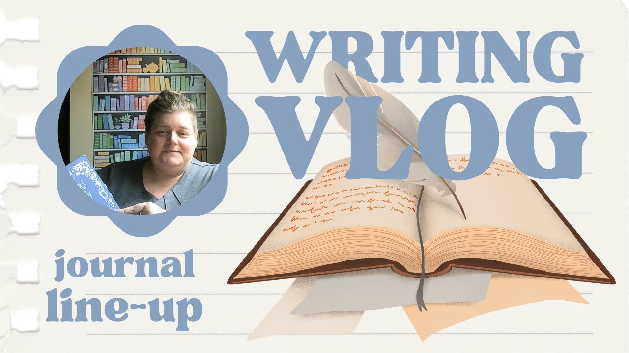 Journal line-up | Writing vlog (and my set-up for 2026)