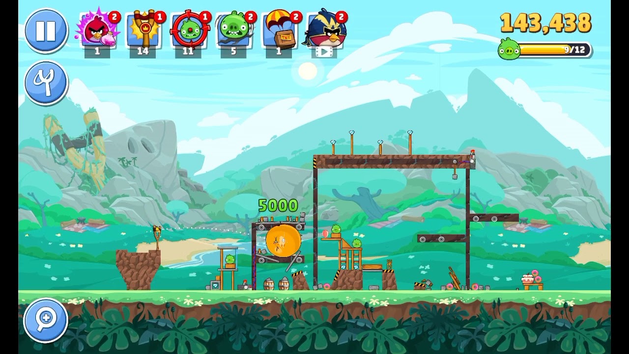 Angry Birds Friends: Piggy Tower Level 60