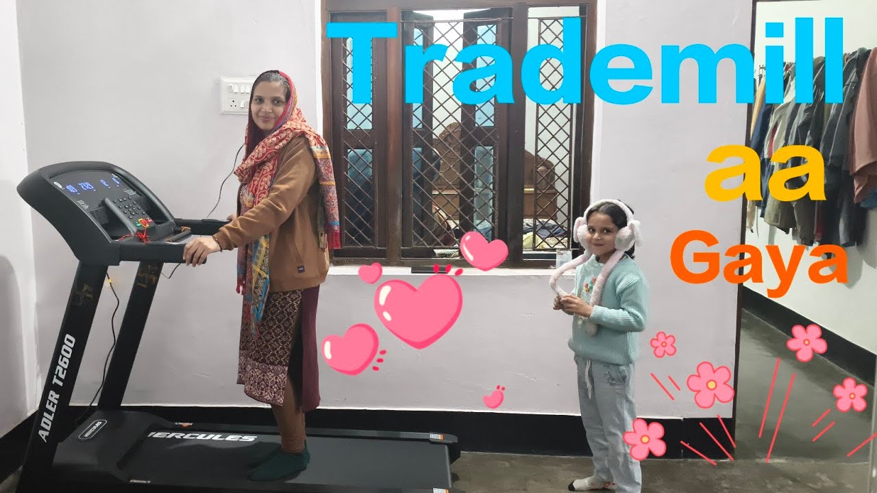 Gaon me treadmill aagya yey #gaurvisolankivlog #dailyvlog #familyvlog #trademill #gaon 
