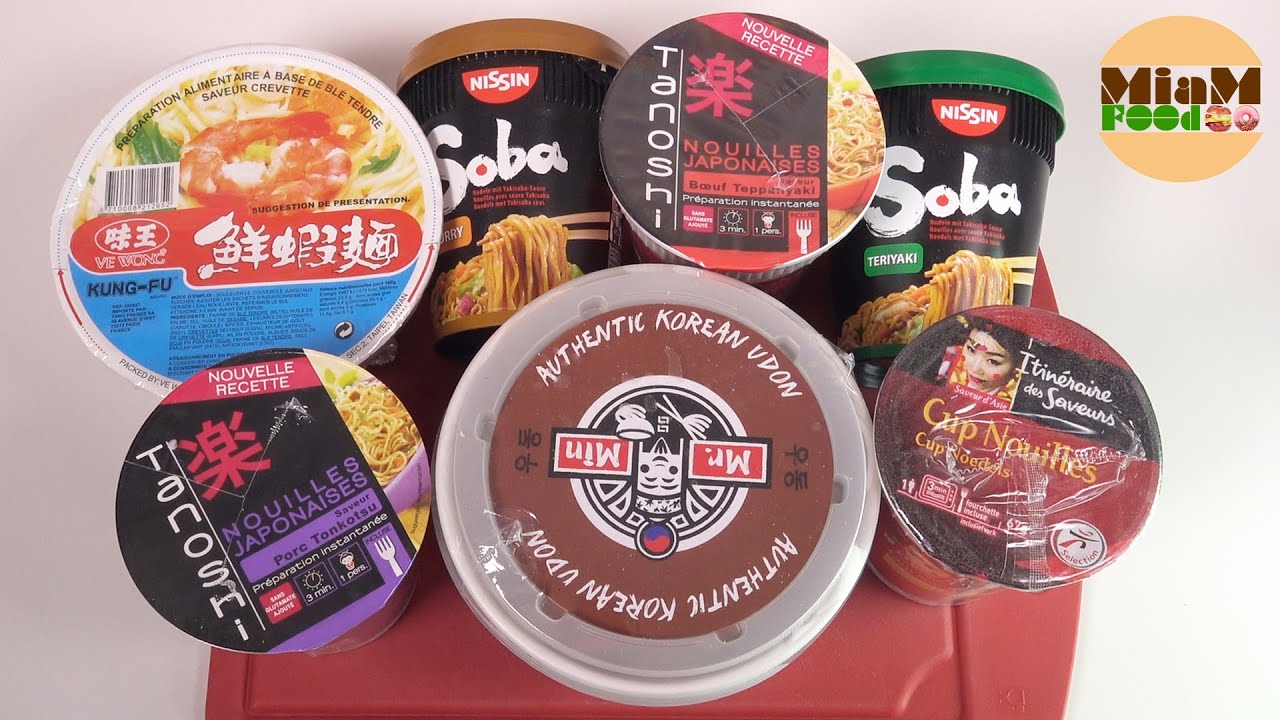[NOODLES] Assortiment de Nouilles asiatiques - Studio Bubble Tea Food unboxing food