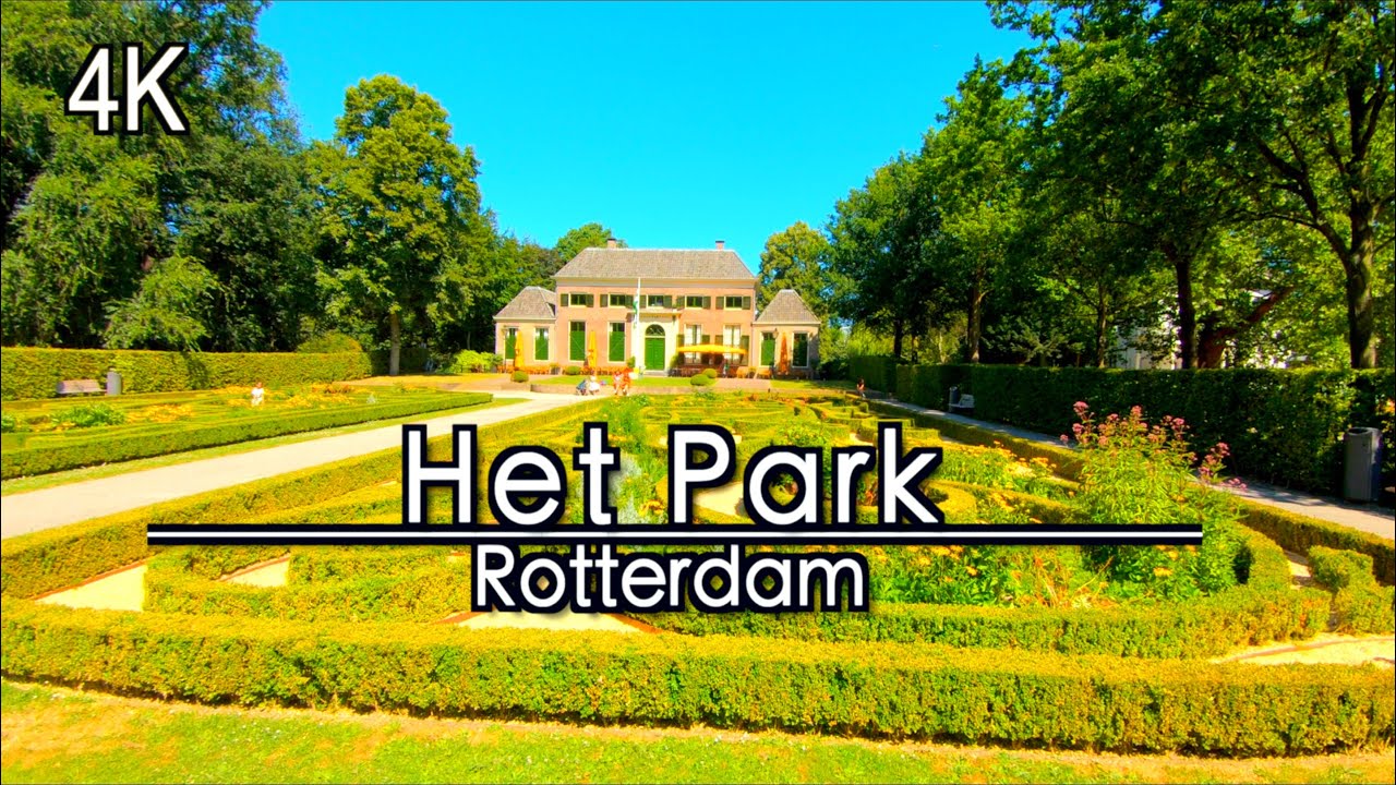 【4k】Rotterdam Het Park Centraal, Netherlands Walking Tour | 4k l 60 UHD (ASMR) Rotterdam Sounds