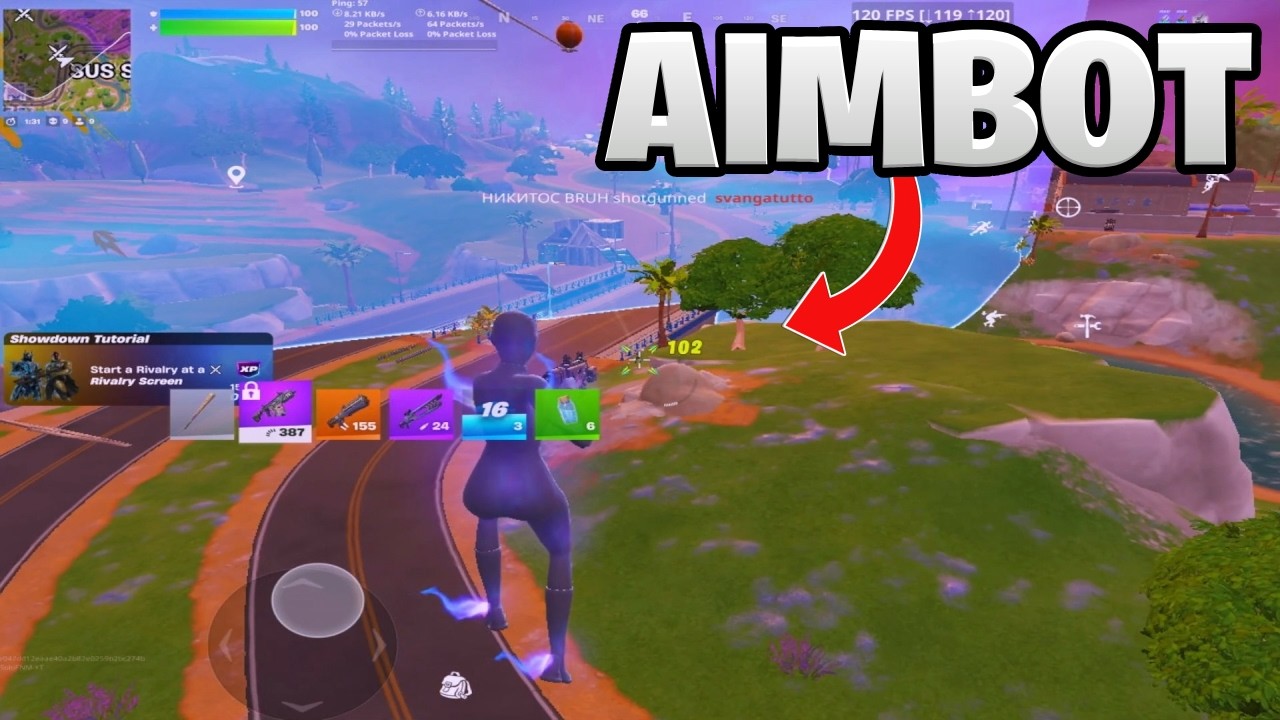 В новом сезоне 2 Fortnite Mobile я получил AIMBOT… (Это просто безумие!)