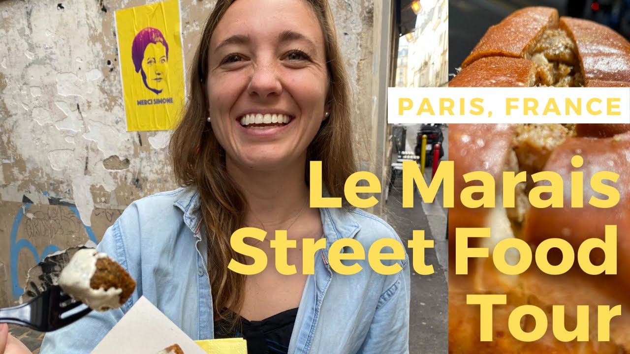 Paris France 2021 Le Marais Street Food Tour! SO DELICIOUS! Paris Vlog!