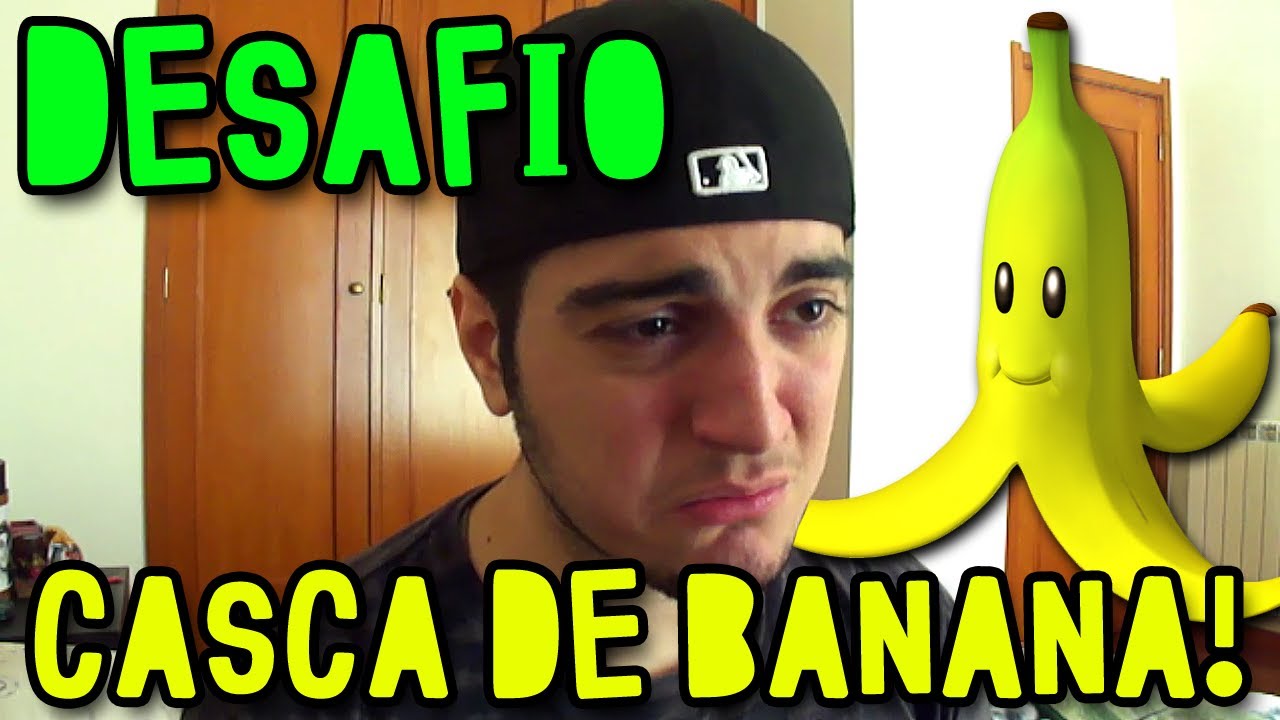 O DESAFIO DA CASCA DE BANANA! ISTO É AMARGOOO!!